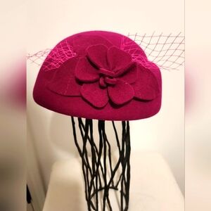 Vintage Wool Cloche bucket hat